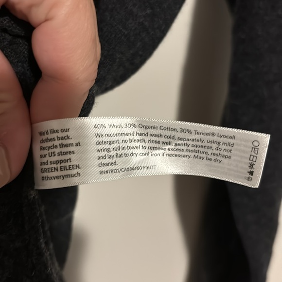 Eileen Fisher Wool Turtleneck Sweater - Picture 5 of 5